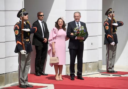 Slovakia's President Zuzana Caputova takes office in Bratislava