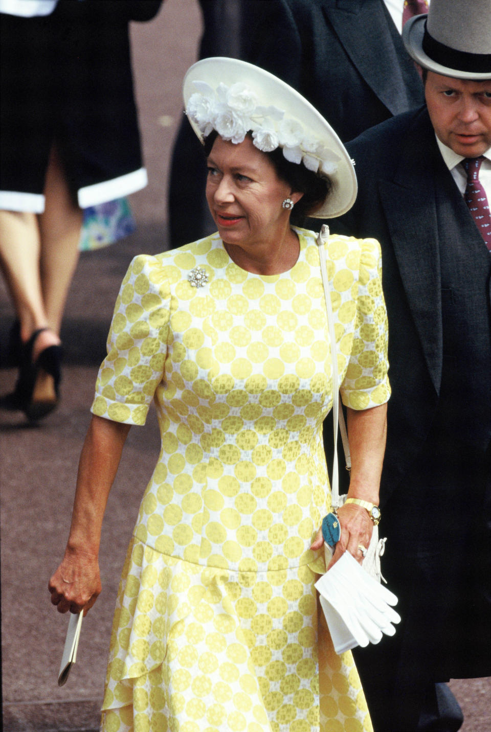 Margaret at the Royal Ascot horse race in England.