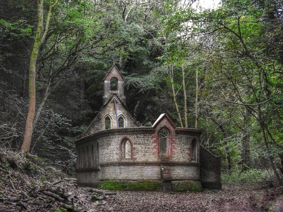 Margaret Flo McEwan captured Bedham Chapel in Pulborough, Sussex - Margaret Flo McEwan