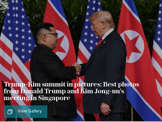 Trump-Kim summit in pictures: Best photos from Donald Trump and Kim Jong-un's meeting in Singapore