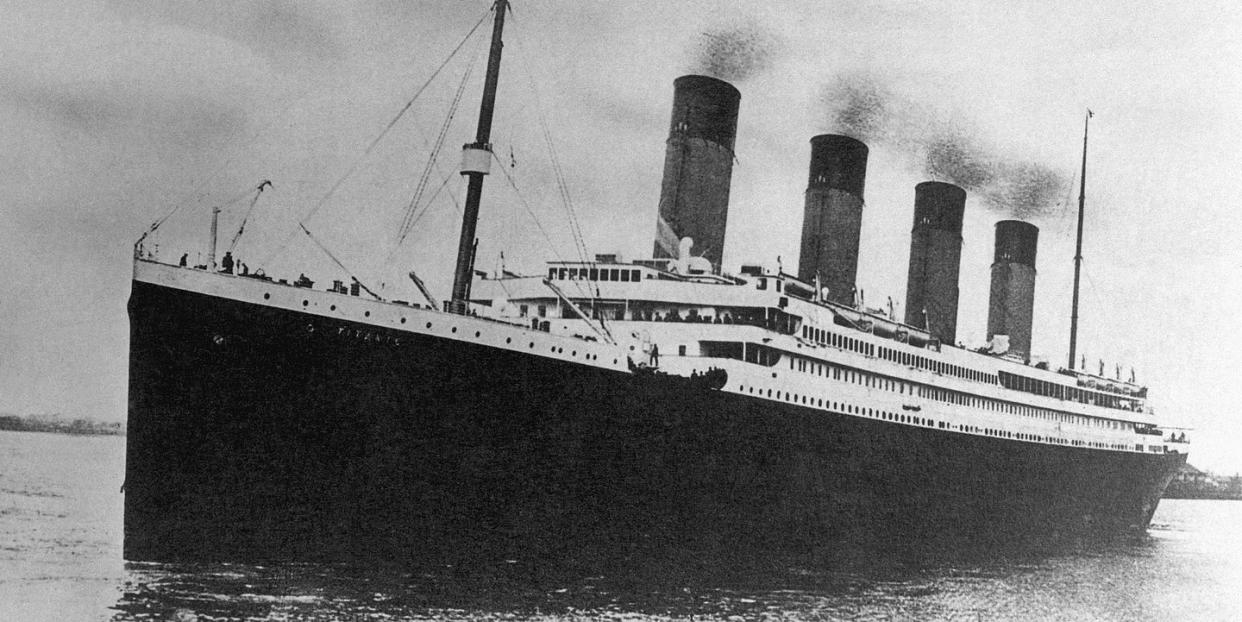 titanic on maiden voyage