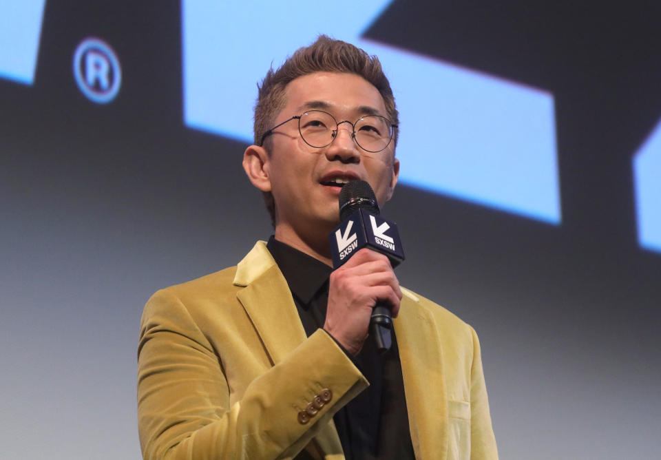 Lee Sung Jin at South by Southwest for the premiere of "Beef"