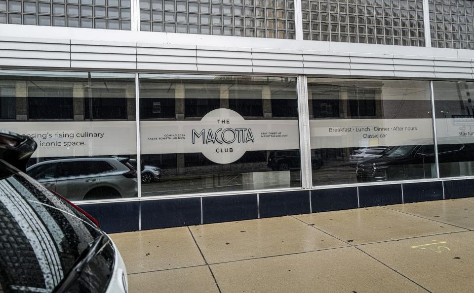 The Macotta Club, a food incubator concept is going into the the first floor of the Knapp's building on 300 S. Washington in downtown Lansing. Photo: Saturday, March 30, 2024.
