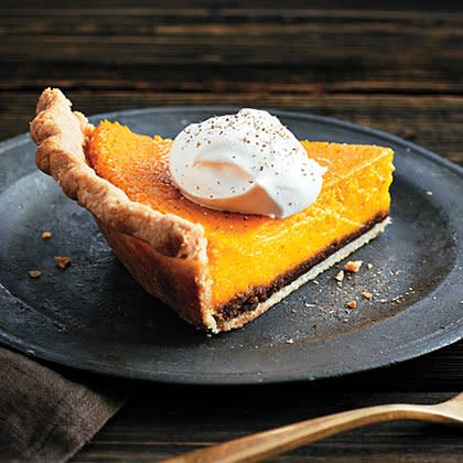 Kabocha Squash Crème Fraîche Pie