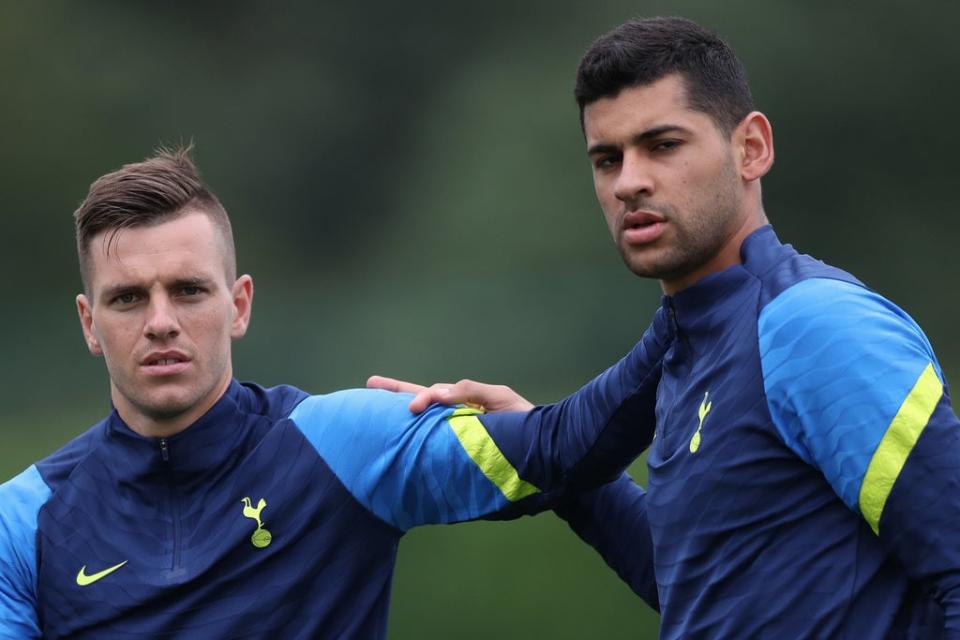 Tottenham are furious with Argentine duo Giovano Lo Celso and Cristian Romero  (Tottenham Hotspur FC via Getty Images)
