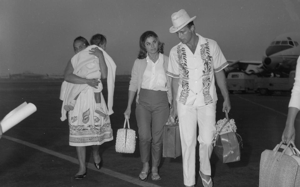 Brando and his secretary, Alice Marshak