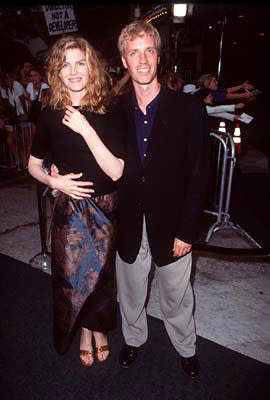 Rene Russo and husband at the Westwood premiere of Dreamworks' Saving Private Ryan