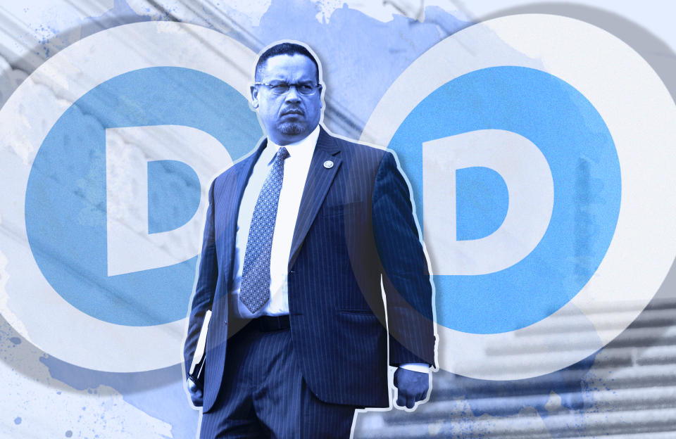 Rep. Keith Ellison, D-Minn., (Photo illustration: Yahoo News; photos: Bill Clark/CQ Roll Call, Getty Images)