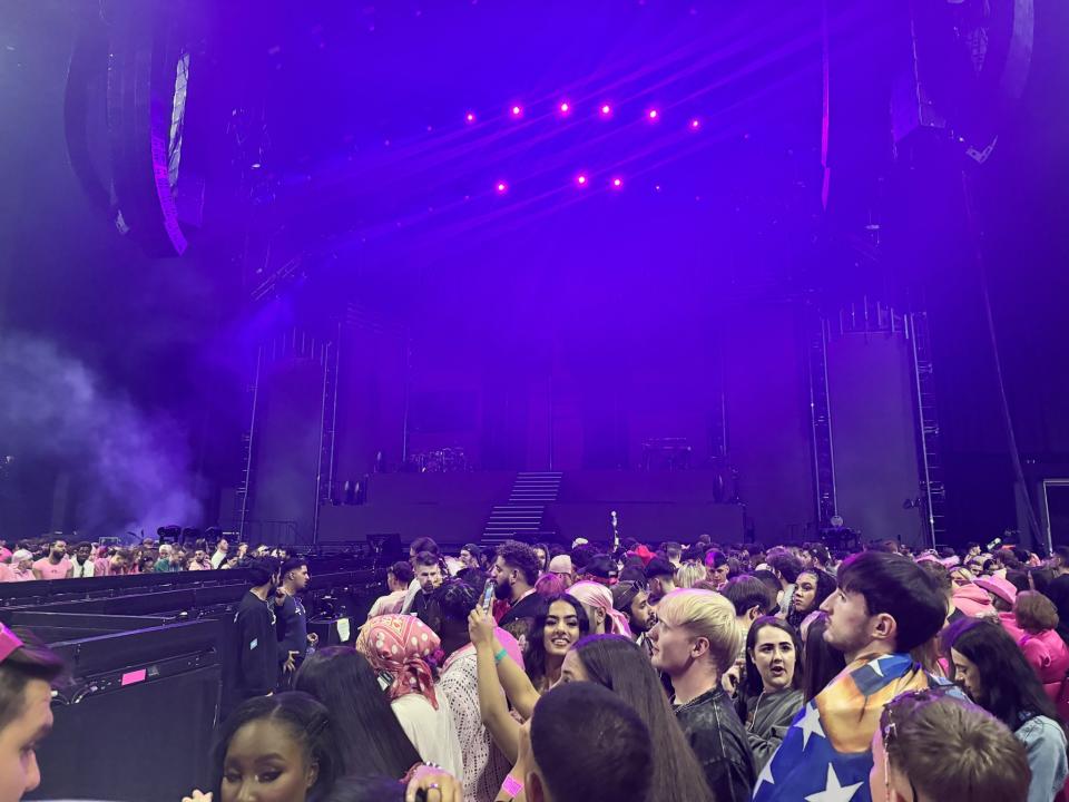 Inside Co-op Live arena on Saturday, (Alvin Christie/PA)