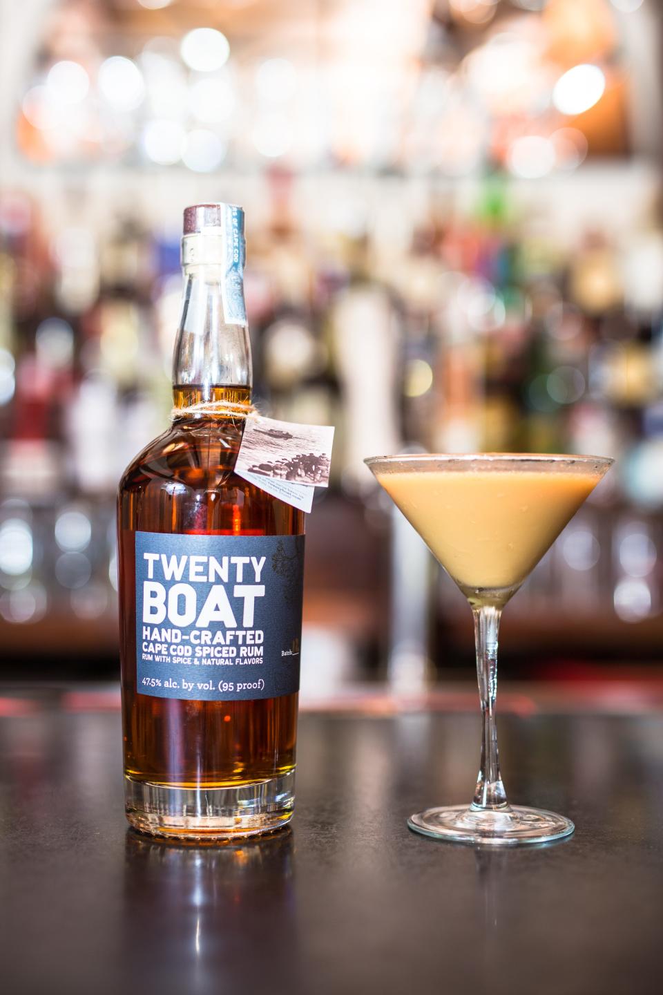 The Twenty Boat Spiced Rum from South Hollow Spirits.