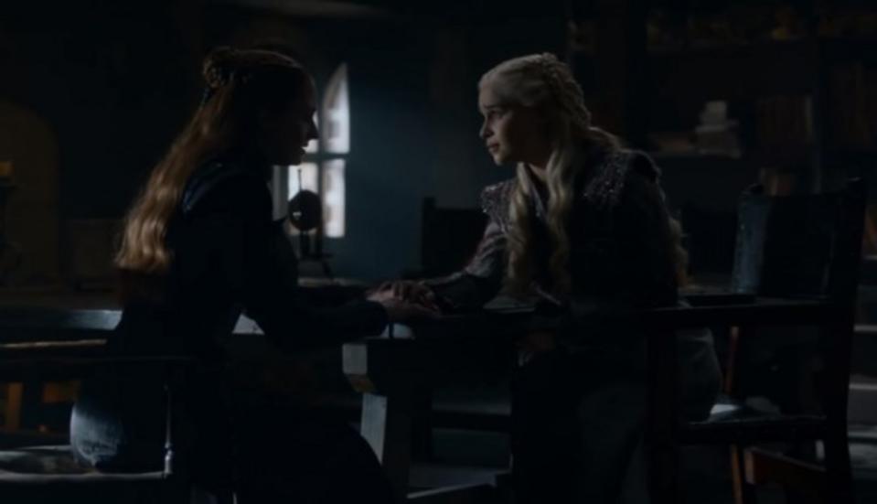 La conversación de Sansa y Daenerys