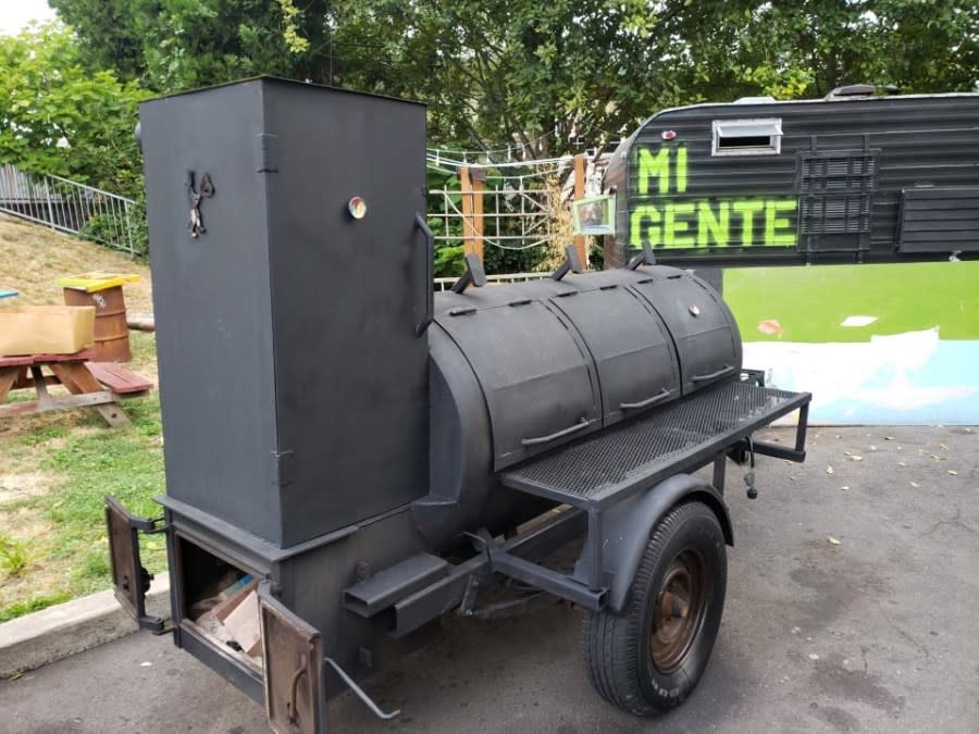 Stolen barbecue smoker