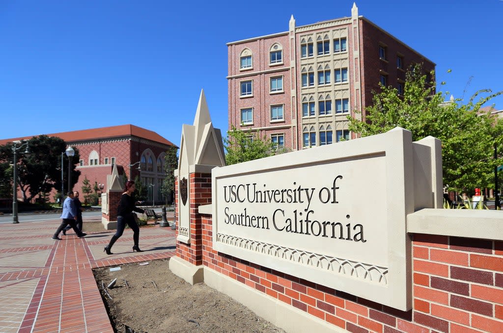 USC Fraternity Suspensions (Copyright 2019 Associated Press. Al rights reserved.)