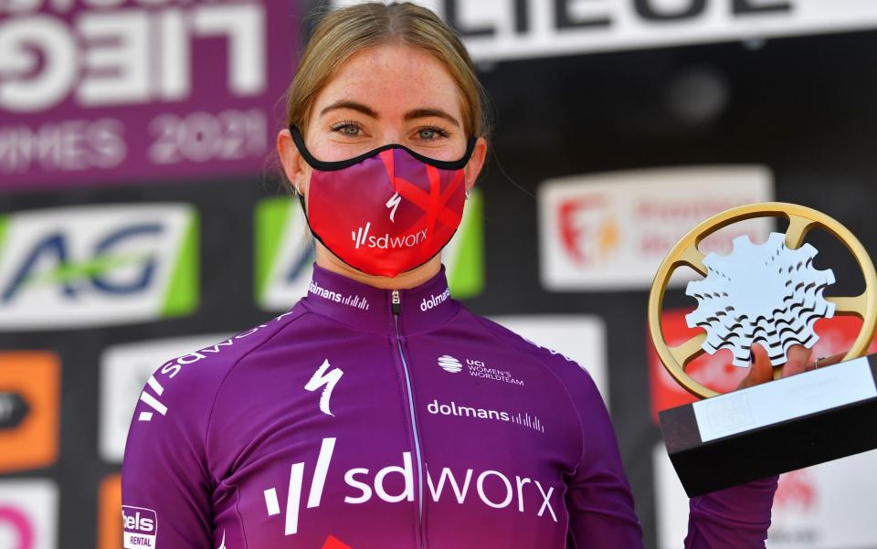 Demi Vollering beats Annemiek van Vleuten to win women's edition of Liege-Bastogne-Liege - GETTY IMAGES