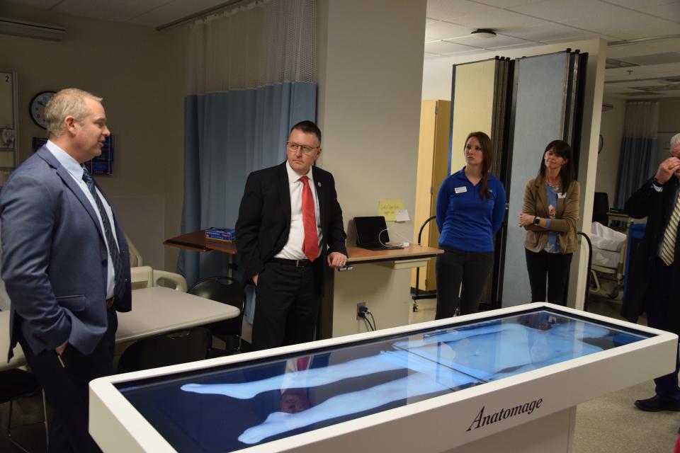 North Central Michigan College's nursing program has just the fifth Anatomage table in the state.