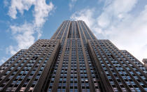 <p>When it was completed, the Empire State Building was the tallest building in the world at 1,250 feet. It surpassed the 1,046-foot-tall Chrysler Building, which had been completed less than a year prior. Soon after the building opened, television and radio broadcasting began from antennas erected on top of the tower, but it wasn’t until the early 1950s that the antenna tower was added to the building, bringing the total height to 1,454 feet.</p> <p>Although it was surpassed by the Griffin Television Tower Oklahoma as the tallest structure in the world in 1954, it remained the tallest skyscraper in the world until the North Tower of the World Trade Center was completed in 1972.</p> <p>Fun fact: The Empire State Building is so large that it has it’s own zip code!</p>