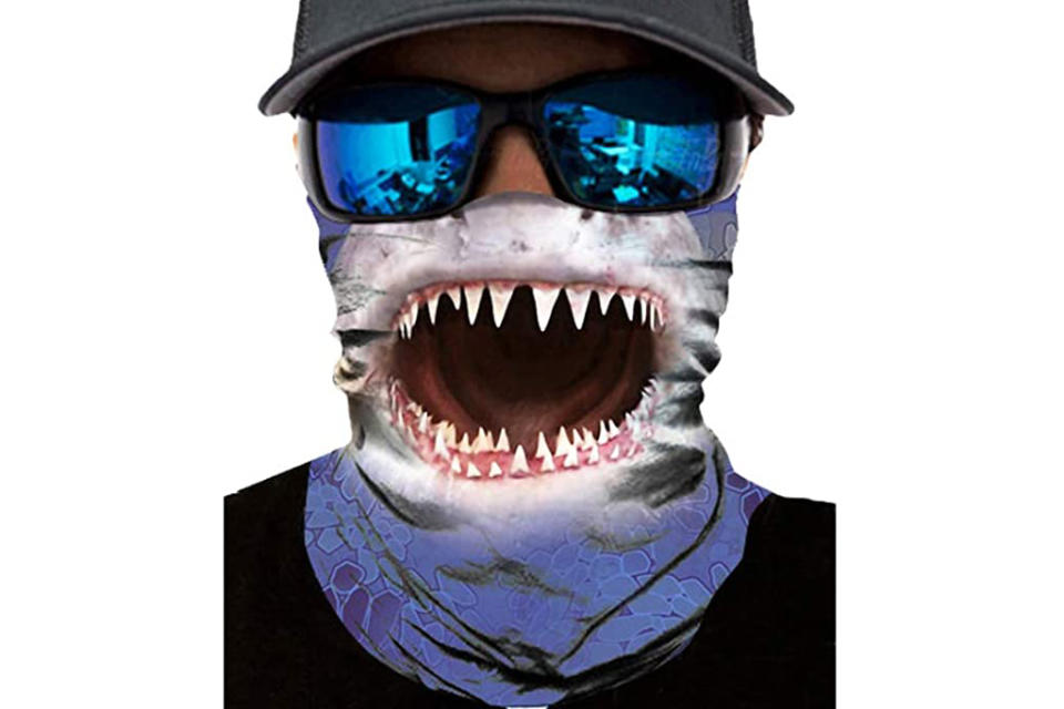 shark, face mask