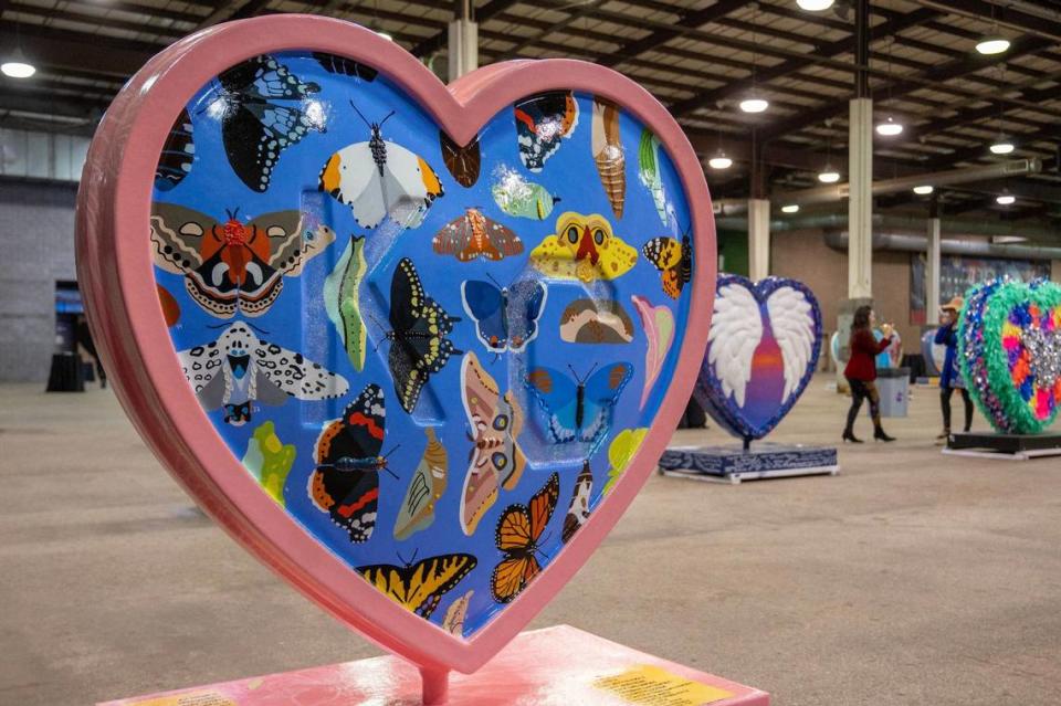 “Native Butterfly Friends” by artist Miranda Pietzsch. Emily Curiel/ecuriel@kcstar.com