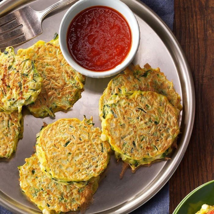 Golden Zucchini Pancakes