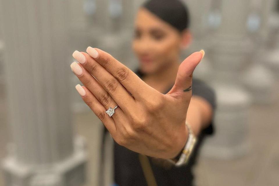 New York Yankees pitcher Nestor Cortes engagement