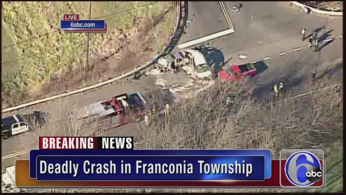 1 dead, 2 injured in Franconia Township, Montgomery County crash