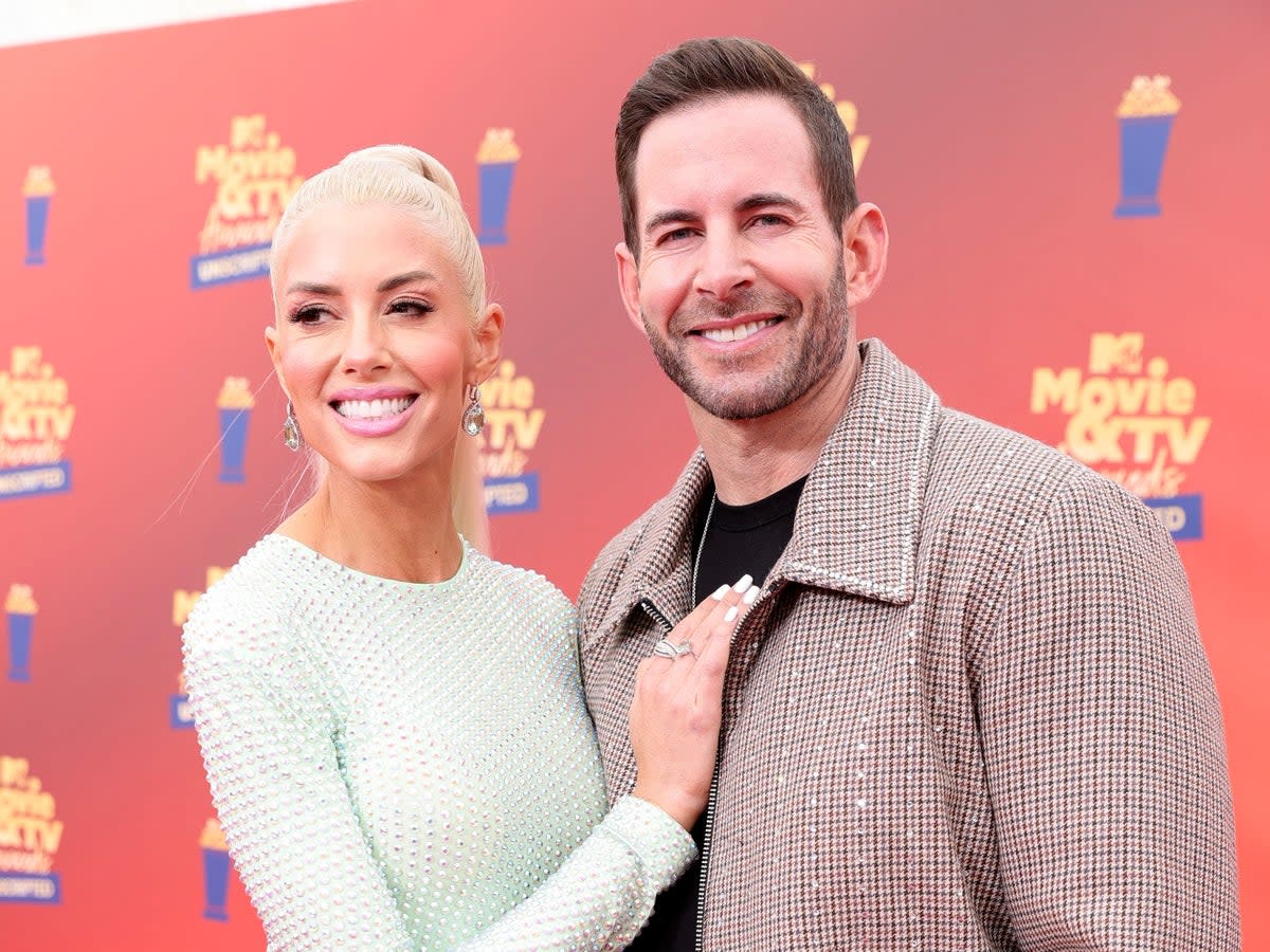 Heather Rae El Moussa and husband Tarek El Moussa in June 2022 (Getty Images for MTV)