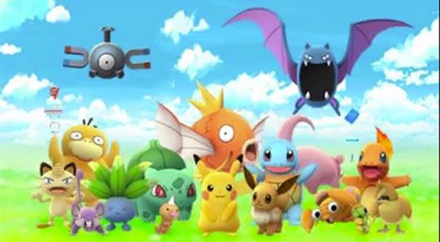 Police have advised players of Pokemon GO they don't need to go into police stations to 'catch' Poke Balls as part of the new smartphone and GPS game. Picture: Pokemon GO
