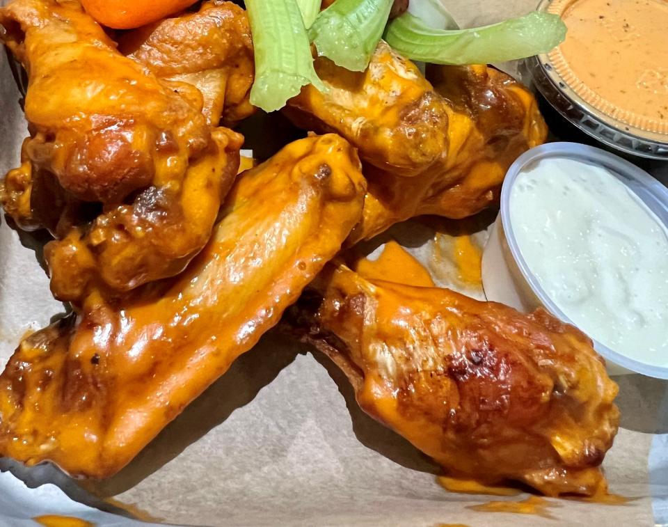 A variety of wings from Buffalo Wild Wings in Hermitage, Tenn., on Dec. 20, 2022

Buffalo Wild Wings Wings