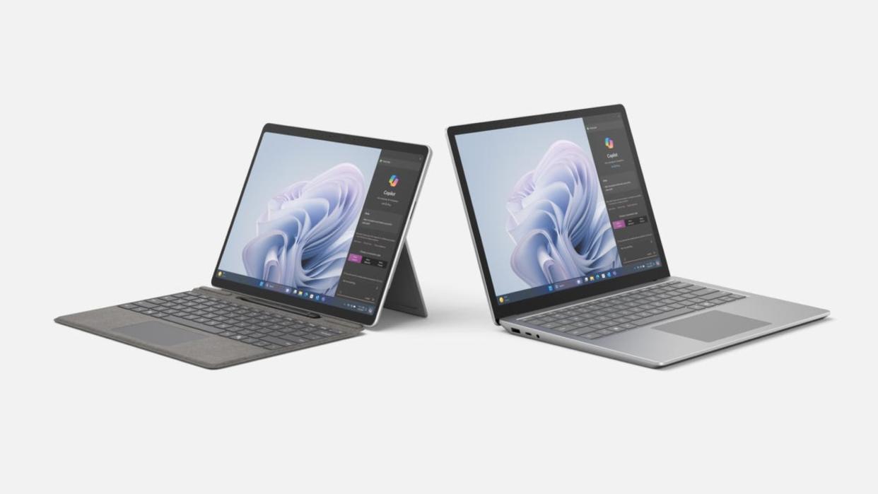  Microsoft Surface Pro 10 and Surface Laptop 6. 