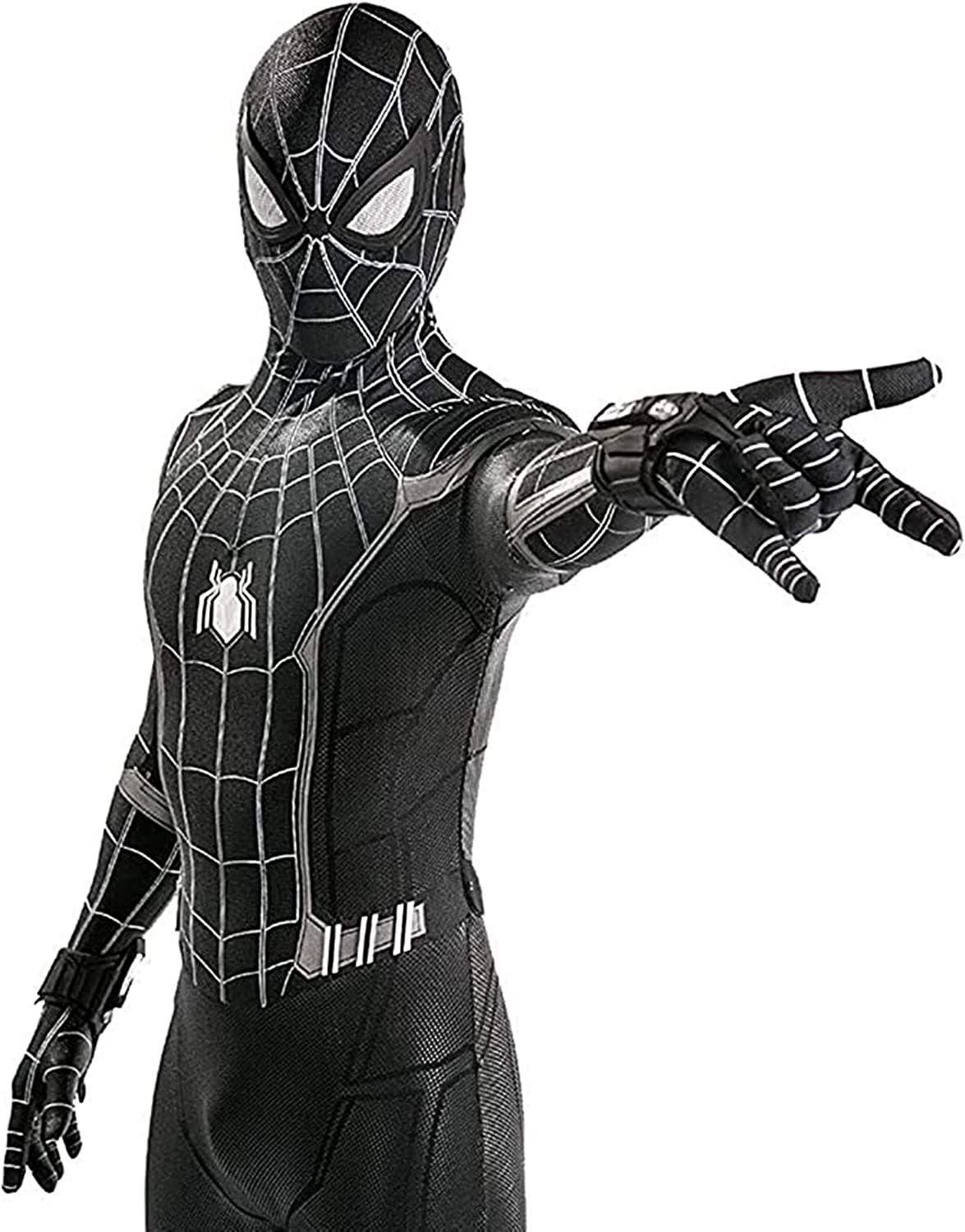 black spider man costume, halloween costumes for men