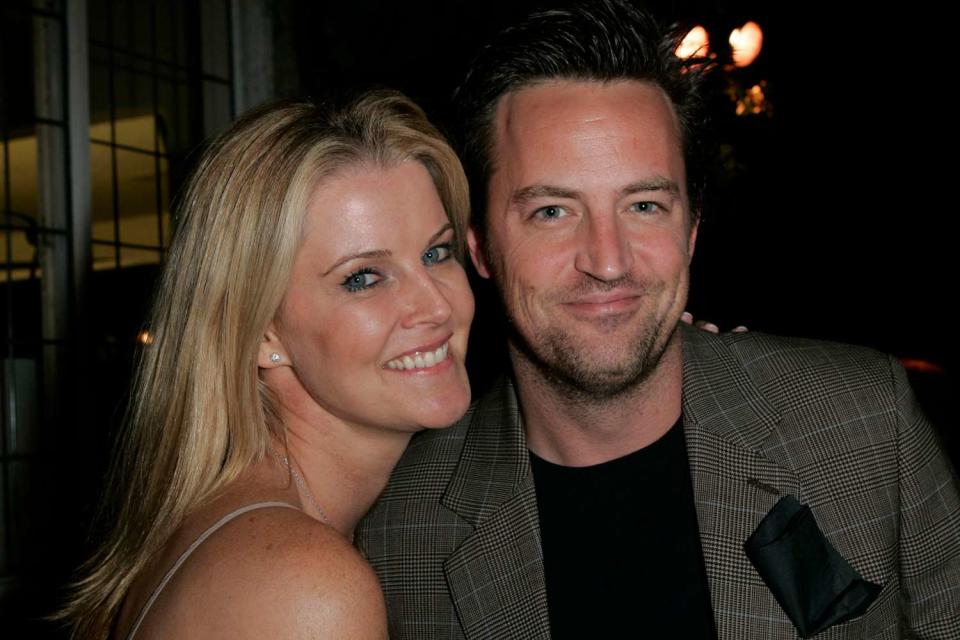 <p>Donato Sardella/WireImage</p> Maeve Quinlan and Matthew Perry