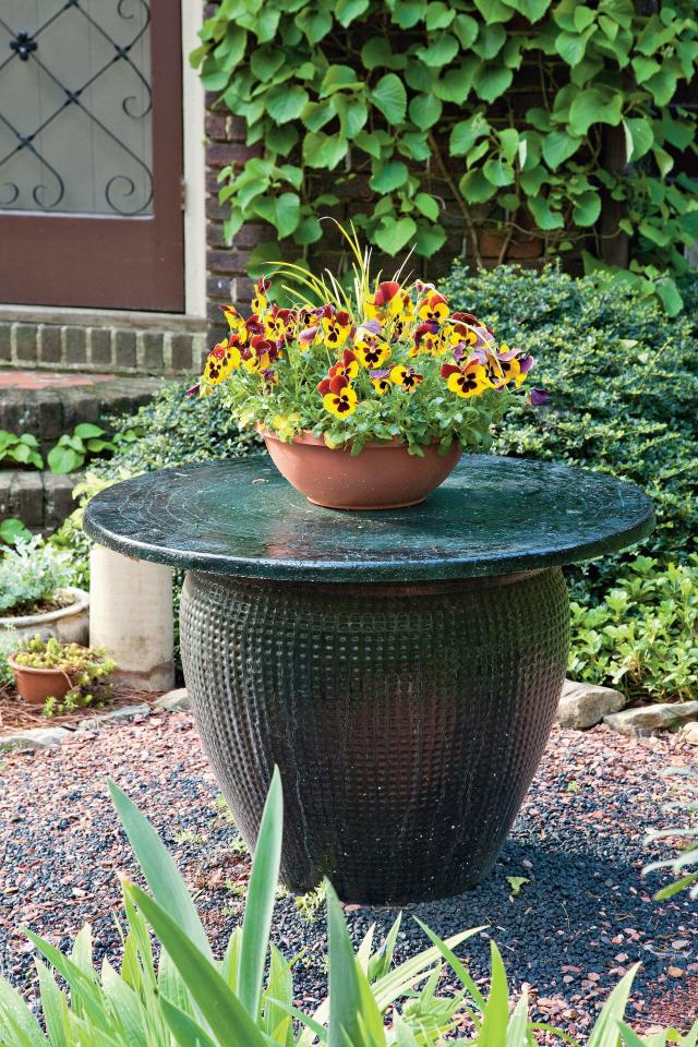 Faux Pink Petunia Urn/Planter Filler