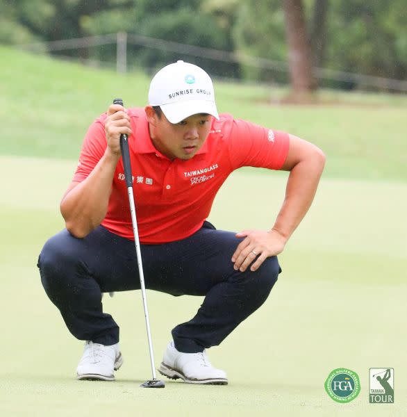 李玠柏兩回合總桿141桿(-3)，暫並列第二。TPGA提供_葉勇宏攝