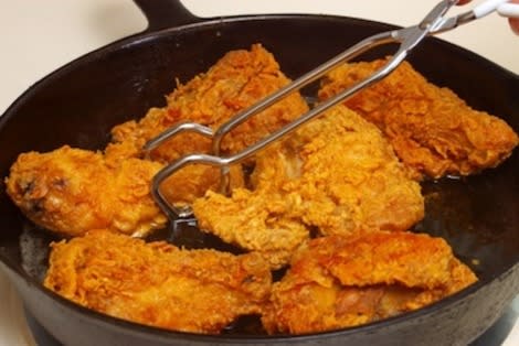 Crispy fried chicken