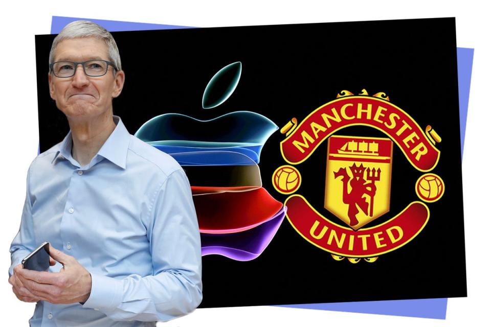 Apple CEO Tim Cook is the latest high-profile suitor to be interested in buying Manchester United, according to reports (ES Composite)