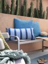 <p>Add a pop of much-needed colour to your garden or balcony with cosy cushions, rugs and throws. It's never too early to start dreaming about those long, balmy summer evenings...</p><p>'Textiles are a quick, easy and affordable way to transform your space and express your personality,' adds Rosheen. </p>