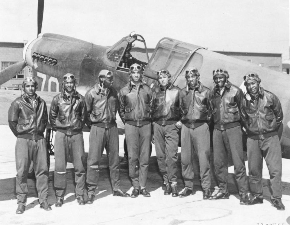 Tuskegee Airmen circa May 1942.