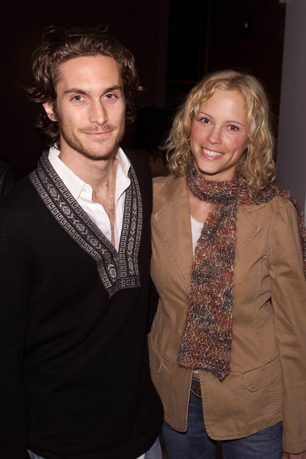 Oliver Hudson and Erin Bartlett at a screening for the NBC TV movie 