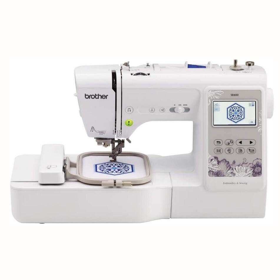 7) SE600 Sewing & Embroidery Machine