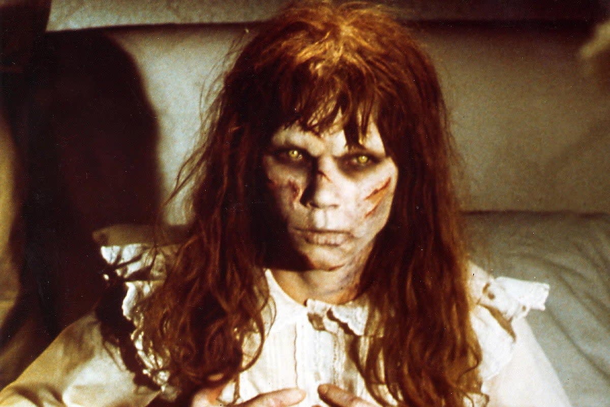 Foul-mouthed, sore-ridden and yellow-eyed: the 13-year-old Linda Blair in ‘The Exorcist’  (Shutterstock)