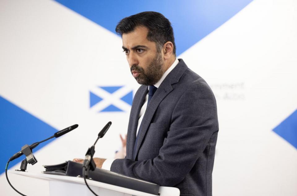 The National: Humza Yousaf could at leastgo down in the history books as someone who tried to do the right thing