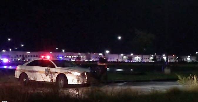 Police and firefighters responded to a shooting Tuesday night at the Amazon fulfillment center on Pecan Park Road that left one person dead and another injured, fire officials said.