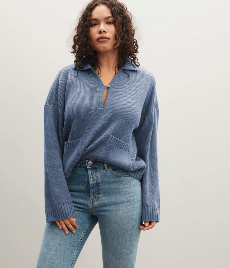 The Mariner Sweater. Image via Everlane.