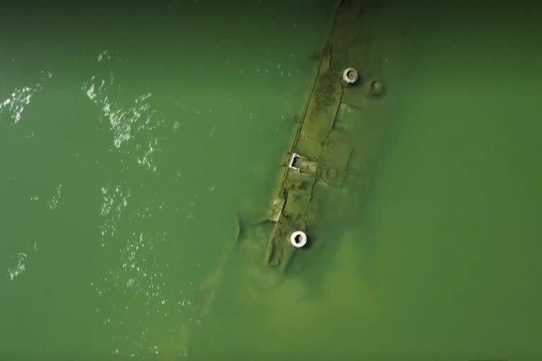 Barcos de la Segunda Guerra hundidos en el Danubio