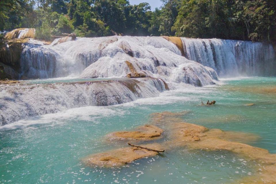 waterfalls in Chiapas 