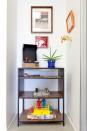 <p>We love how this console table in a space designed by <a href="http://katherinecarter.com/" rel="nofollow noopener" target="_blank" data-ylk="slk:Katherine Carter;elm:context_link;itc:0;sec:content-canvas" class="link ">Katherine Carter</a> is decked out in old-school arcade games instead of traditional décor. Bring it to the next level with a pinball machine in your game room. Make it a coin-operated one if your neighbors start coming over to play too often. </p>