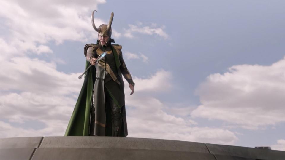 loki costume from 'the avengers' era