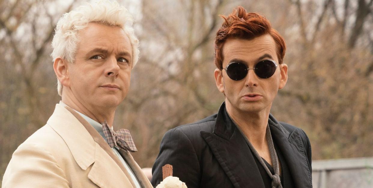 david tennant and michael sheen in good omens