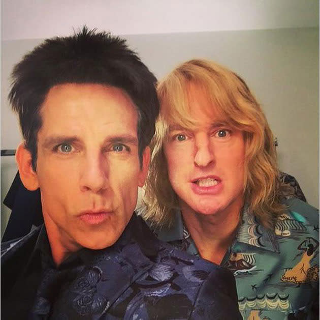 Zoolander and Hansel pull their best model faces.