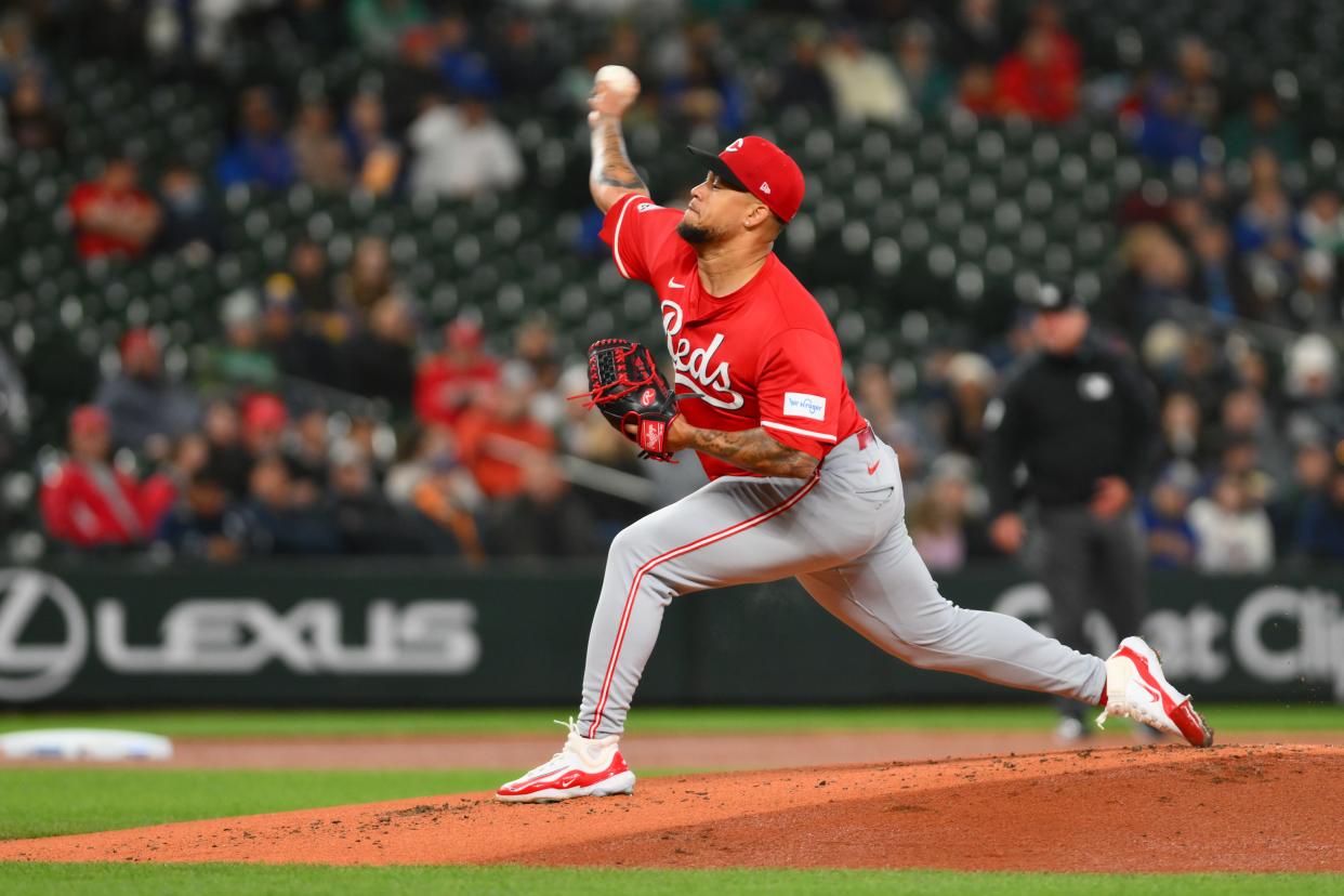 Frankie Montas will make his fifth start of the season Sunday as the Reds go for their second three-game sweep in the past three series when they play the Angels in the series finale.